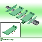 EUROCLAMP PCB MODULAR SUPPORT 107mm CENTRAL ELEMENT 35mm