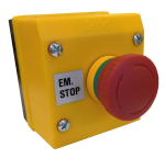 TEND EM STOP STATION-TWIST RELEASE 1 N/C CONTACT BLOCK