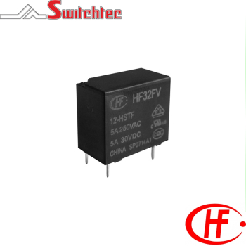 HF32FV Series - 1 Pole Normally Open 5 Amp - 1 Form A