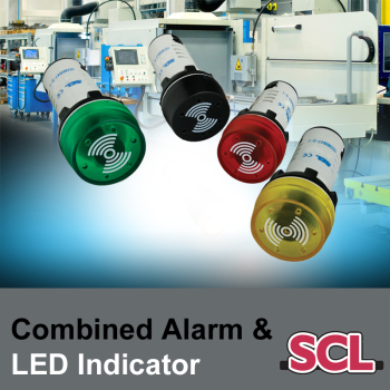 SCL 22mm LED + Alarm Indicators