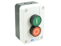 SCL PUSHBUTTON STATION GREEN (I) RED (O) + 1NO 1NC CONTACT