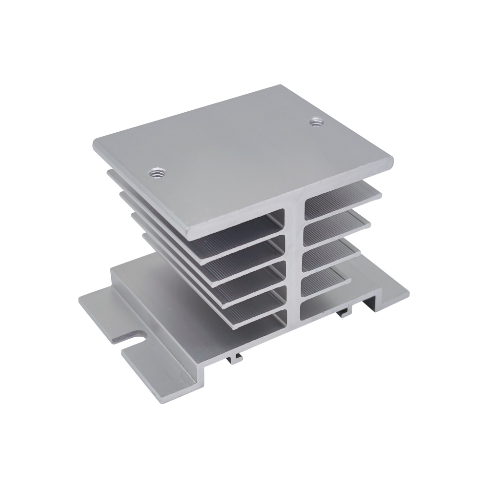 Aluminum Heat Sink For SSR Solid State Relay 10 ~ 40A
