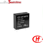 HONGFA PCB POWER RELAY 5VDC 10A 1NO HF36F/005-HT