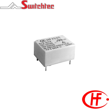 HONGFA PCB POWER RELAY 6VDC 10A 1CO HF7520/006-ZST