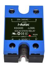 i-AUTOC 10A 4-32VDC ZERO X SSR & LED WITH INTEGRATED COVER