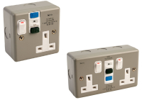 Metal Clad Switched Sockets