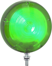SIRENA FAROLAMP LED P GREEN V12/24DAC