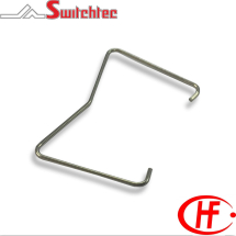 METAL RETAINING CLIP FOR PCB SOCKETS TYPE HF115F