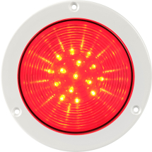 SIRENA R4 LED RED V24DAC WHITE BASE