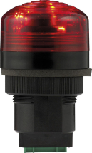 SIRENA P40 A LED RED V12/24DAC BLACK BASE