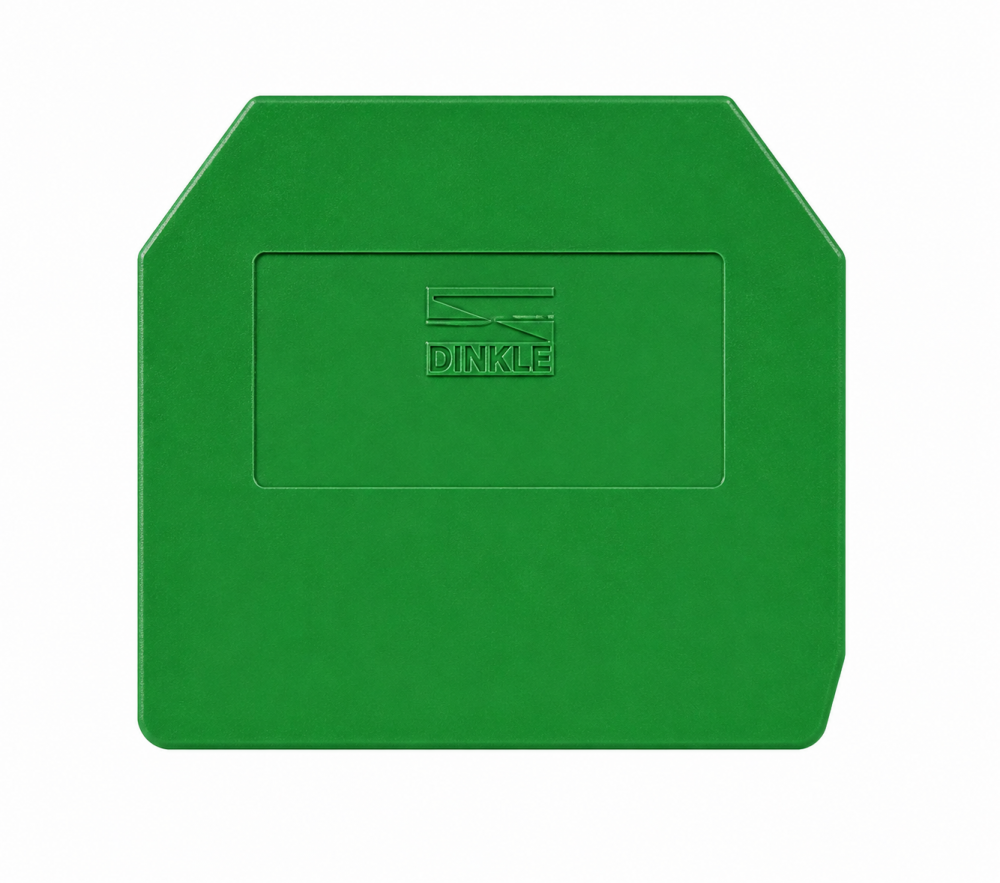 Dinkle 16mm Feed Through Terminal DINKLE 16MM END COVER GREEN - Switchtec Ltd ...