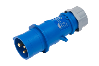 SCL 240V 16A BLUE INDUSTRIAL PLUG 3 PIN IP44 SCL 240V 16A BLUE INDUSTRIAL PLUG 3 PIN IP44