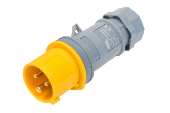 SCL 110V 16A YELLOW INDUSTRIAL PLUG 3 PIN IP44 SCL 110V 16A YELLOW INDUSTRIAL PLUG 3 PIN IP44