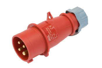 SCL 415V 16A RED INDUSTRIAL PLUG 4 PIN IP44 SCL 415V 16A RED INDUSTRIAL PLUG 4 PIN IP44