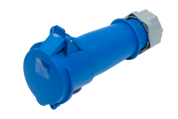 SCL 240V 32A BLUE INDUSTRIAL CONNECTOR 3 PIN IP44 SCL 240V 32A BLUE INDUSTRIAL CONNECTOR 3 PIN IP44