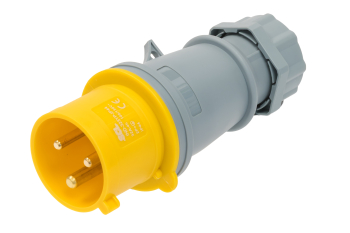 SCL 110V 32A YELLOW INDUSTRIAL PLUG 3 PIN IP44 SCL 110V 32A YELLOW INDUSTRIAL PLUG 3 PIN IP44