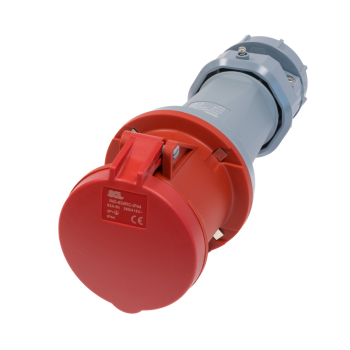 SCL 415V 63A RED INDUSTRIAL CONNECTOR 4 PIN IP44 SCL 415V 63A RED INDUSTRIAL CONNECTOR 4 PIN IP44