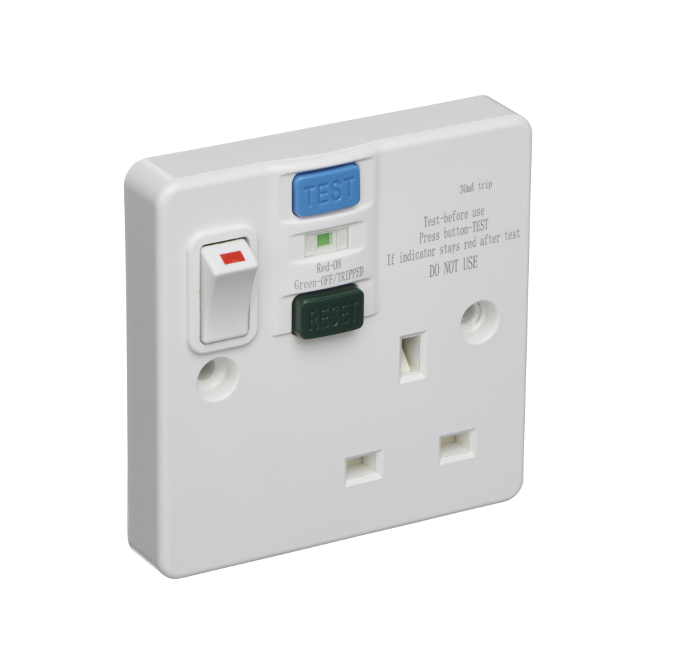 RCD Switched Sockets & Spur Outlets SCL SINGLE RCD SWITCHED SOCKET ...