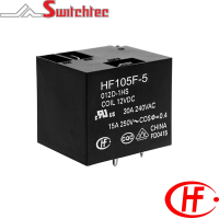 HF105F-5 Series - 1 Pole Relay PCB & Faston Terminals