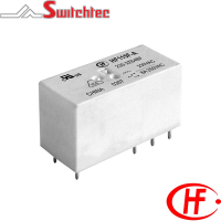 HF115FA Series - AC Version 1 & 2 Pole Changeover/Normally Open/Normally Closed Relay 16 Amp