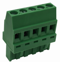 Frontal Vertical 3.5mm Pitch Plug In Terminal Blocks