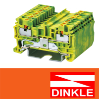 Dinkle Push In Spring Clamp Earth Terminals