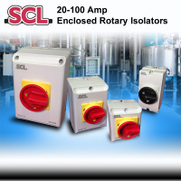 SCL 3 Pole IP65 Plastic Enclosed Isolators type IS