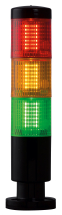 BABY TWS LIGHT TOWER 24VAC/DC STEADY RED AMBER GREEN