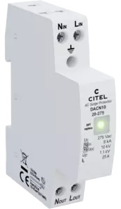 CITEL 1PHASE TYPE2 COMPACT SPD IMAX 10KA 230VAC TT-TN 25A CITEL 1PHASE TYPE2 COMPACT SPD IMAX 10KA 230VAC TT-TN 25A