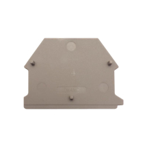 DINKLE 2.5 & 4MM DIN TERMINAL END COVER GRY
