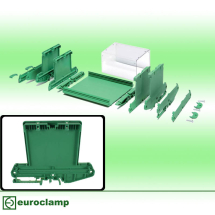 EUROCLAMP PCB PROFILE SUPPORT 107mm LEFT 73mm END + FOOT