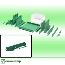 EUROCLAMP PCB PROFILE SUPPORT 107mm RIGHT END + FOOT