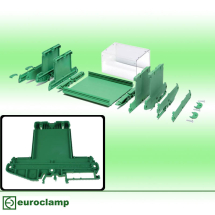 EUROCLAMP PCB PROFILE SUPPORT 107mm RIGHT 60mm END + FOOT