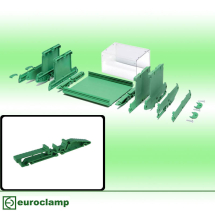 EUROCLAMP PCB PROFILE SUPPORT 107mm DIN RAIL FOOT