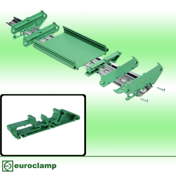 EUROCLAMP PCB PROFILE SUPPORT 72mm DIN RAIL FOOT
