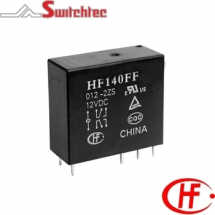 HONGFA PCB POWER RELAY 48VDC HF140FF/048-2ZS BLACKCASE