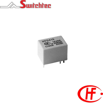 HONGFA PCB SIGNAL RELAY 24VDC 1A 1CO HFD41A/024-HS 200mW HONGFA PCB SIGNAL RELAY 24VDC 1A 1CO HFD41A/024-HS 200mW