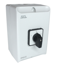 SCL 40AMP 2 POLE IP65 ENCLOSED CHANGEOVER SWITCH