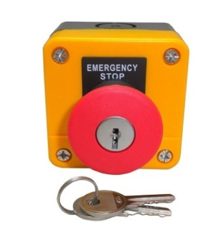 SCL EMERGENCY STOP STATION KEY RELEASE WITH 1 NC CONTACT
