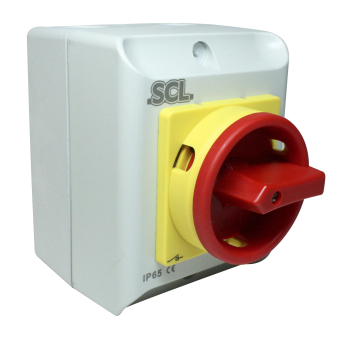 SCL 20A 3 POLE IP65 ENCLOSED ISOLATOR