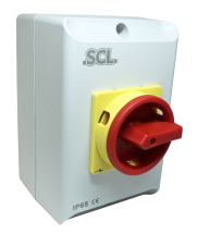 SCL 20A 3P IP65 ENCLOSED ISO. LARGE ENCLOSURE 175x114x135mm