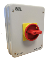 SCL 100AMP 4 POLE IP54 METAL ENCLOSED ISOLATOR