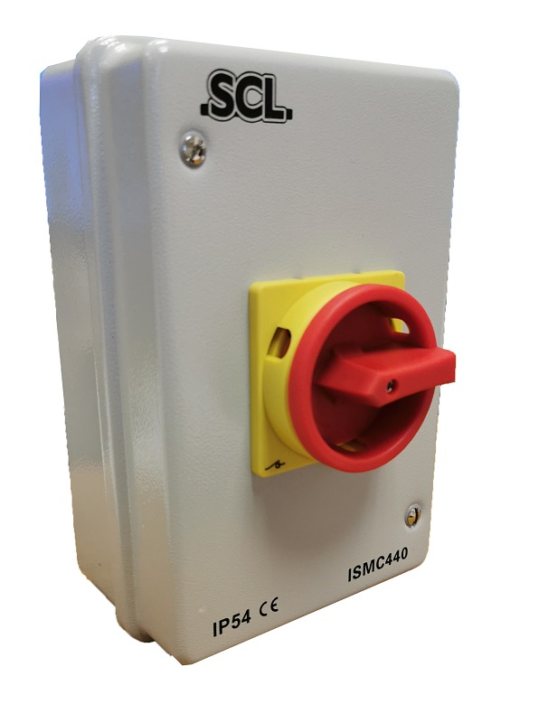 Ctec Isolation Switch SCL 4 Pole IP54 Metal Clad Rotary Isolators - SCL 40AMP 4 POLE IP54 ...
