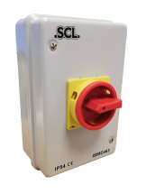 SCL 63AMP 4 POLE IP54 METAL ENCLOSED ISOLATOR
