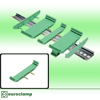 EUROCLAMP PCB MODULAR SUPPORT 107mm CENTRAL ELEMENT 16.5mm