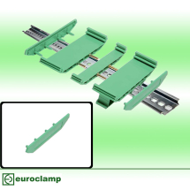 EUROCLAMP PCB MODULAR SUPPORT 107mm END