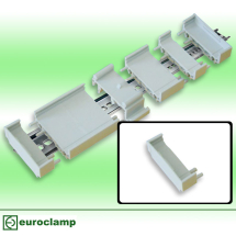 EUROCLAMP PCB MODULAR SUPPORT 45mm END + 10.25mm