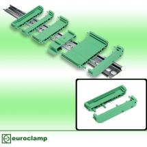 EUROCLAMP PCB MODULAR SUPPORT 72mm END + 11.25mm