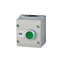 TEND CONTROL STATION-MOM GREEN WITH 1 N/O CONTACT BLOCK