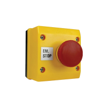 PUSH PULL E/STOP ENCLOSED WITH 1 N/C CONTACT BLOCK